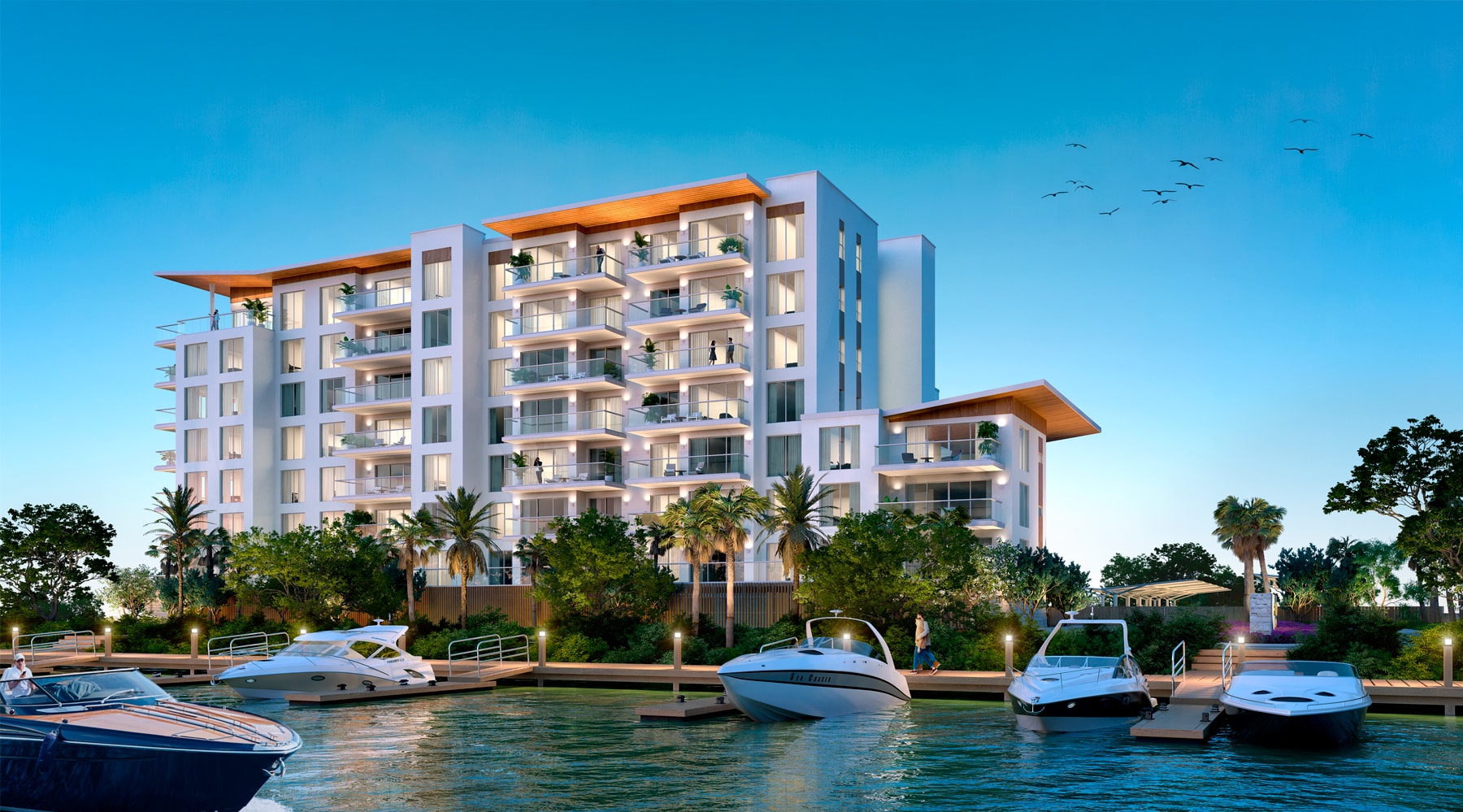 Project waterfront view Serena by the Sea